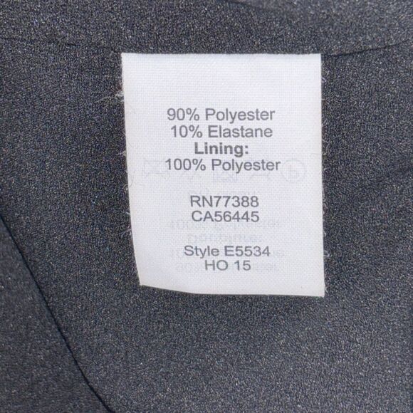 J. Crew Blazer Jacket Womens‎ 00 Black Velvet One Button Career, Professional - Picture 9 of 10